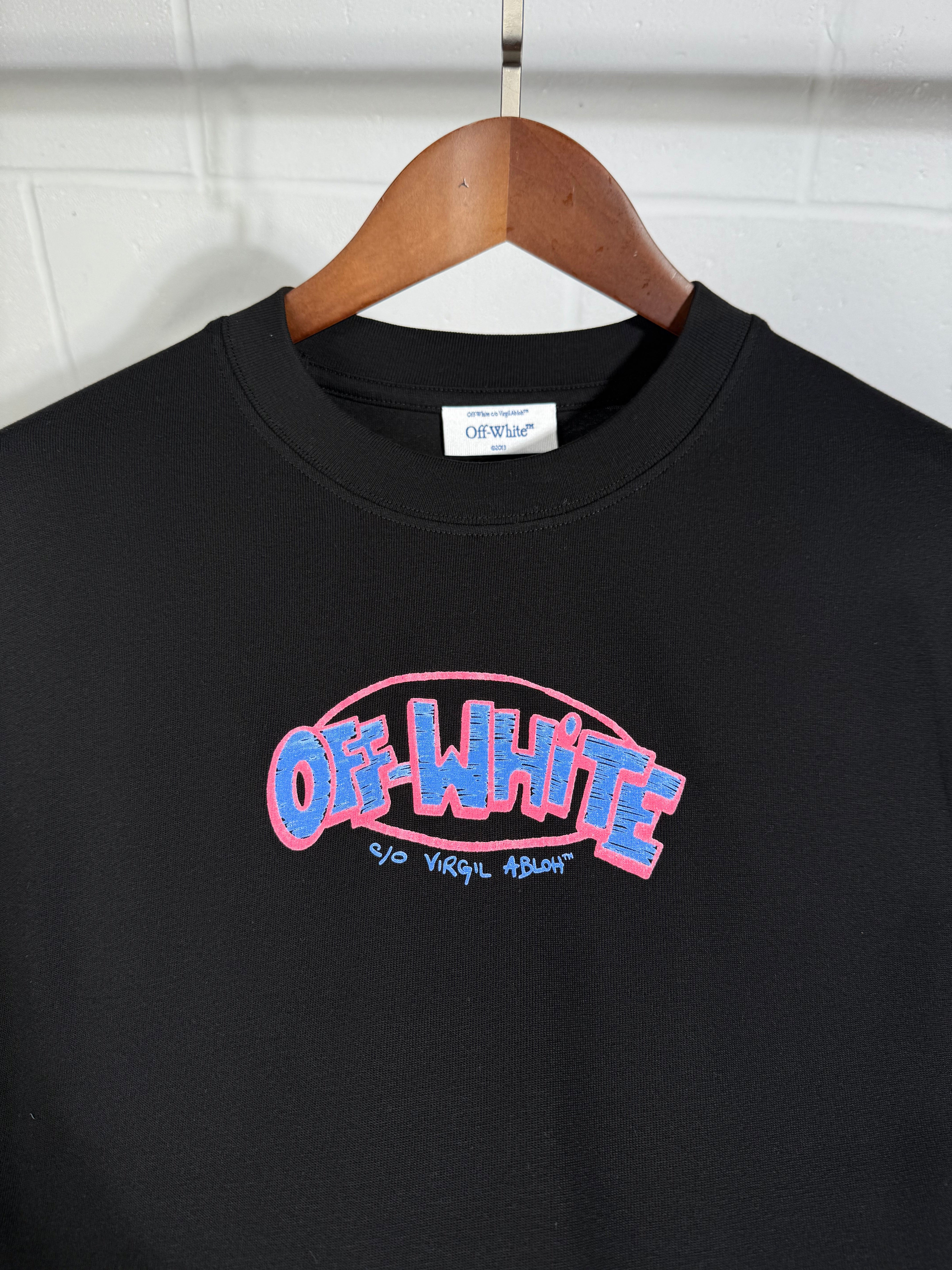 OFF-white tee black